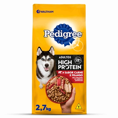 Ração Pedigree Cães Adulto High Protein 2,7kg (MP)