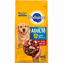 Ração Pedigree Cães Adulto Carne e Frango 900g (MP)