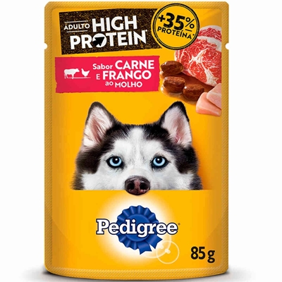 Sachê Pedigree Cães High Protein Carne Frango 100g (MP)