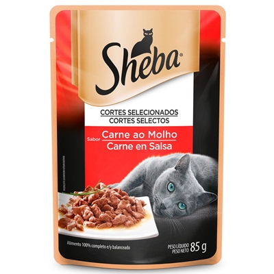 Sachê Sheba Gatos Adulto Carne 85g (MP)