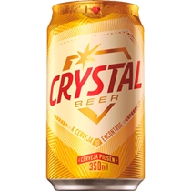 Cerveja Crystal Beer Pilsen Lata 350ml - 01 unidade