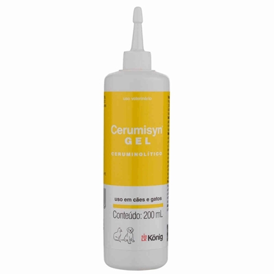 Gel Ceruminolítico Cerumisyn Konig Para Limpeza no Ouvido 200ml (MP)