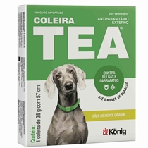 Coleira Tea Koning Antipulgas e Carrapatos Para Cães 38G (MP)