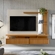 Painel Home Para TV Até 60 Polegadas Maragogi Natura e Off White