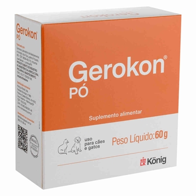 Suplemento Alimentar Gerokon Konig Para Cães e Gatos 60G (MP)