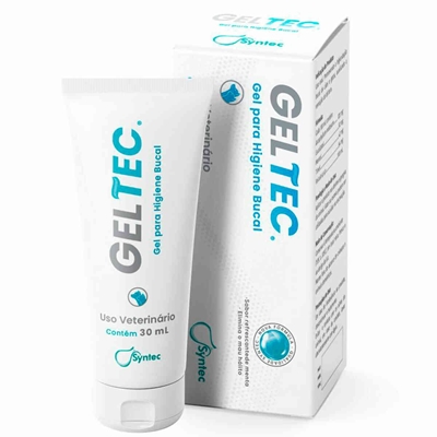 Gel Dental Geltec Syntec Antisséptico Oral Para Cães e Gatos 30ML (MP)