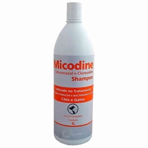 Shampoo Micodine Syntec Para Cães e Gatos 1L (MP)