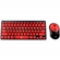 Teclado Mouse Maxprint Sem Fio KT Freestyle V2 Vermelho 60000092