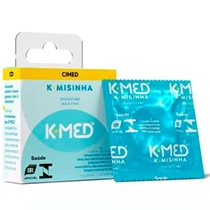 Preservativo K-Med K-Misinha Invisível 3 Unidades