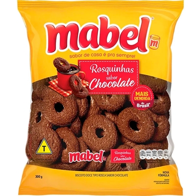 Biscoito Rosquinha Mabel Chocolate 300g