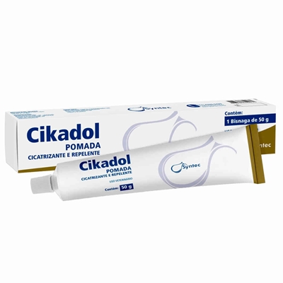 Pomada Cikadol Syntec Cicatrizante e Repelente 50g (mp)