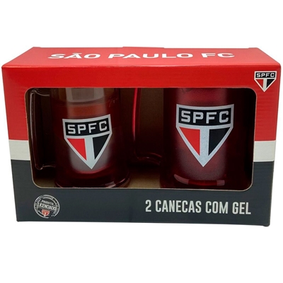 Kit Caneca Cebola Brindes Gel São Paulo 300/400ml 71058 (MP)