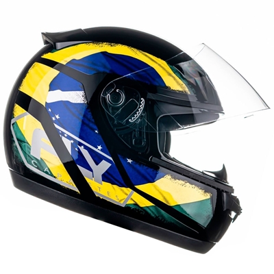 Capacete Tam.58 Fly Drive HG Nation Preto