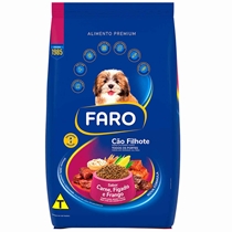 Ração Faro Premium Cão Filhote Carne 2,7KG (MP)