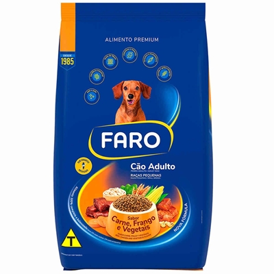 Ração Faro Premium Cão Adulto Carne 2,7KG (MP)