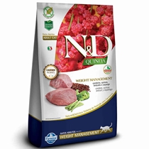 Ração N&D Quinoa Gatos Adultos Weight Cordeiro 1,5kg (MP)