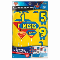 Kit Mesversário Festcolor Superman Geek (MP)