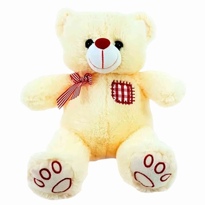 Pelúcia Fizzy Urso Sentado Crem 25cm (MP)