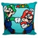 Almofada Zonacriativa Fibra 40x40 Mario e Luigi (MP)