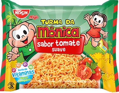 Nissin Lamen Turma Da Mônica Sabor Tomate Suave
