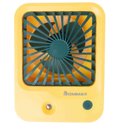Ventilador Portátil Bommax Com Umidificador Bm-a158- Amarelo e verde (MP)