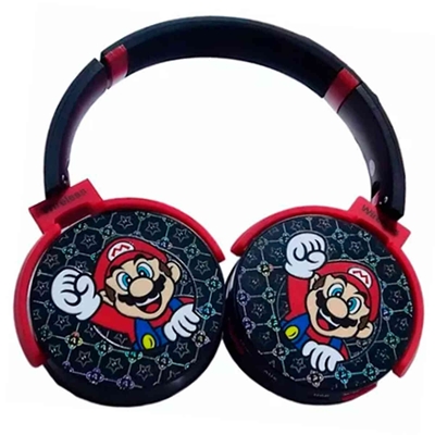 Headphone Vats Super Mario Wireless Ma-1 Super Mario - Preto (MP)