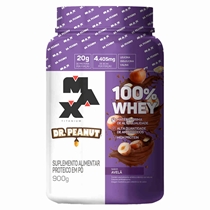 100% Whey Max Titanium Avelã 900g (MP)