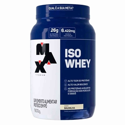 Iso Whey Max Titanium Baunilha 900g (MP)