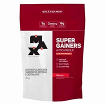 Super Gainers Max Titanium Refil Morango 3kg (MP)