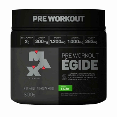 Pre Workout Max Titanium Égide Limão 300g (MP)