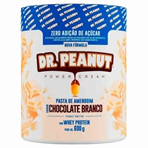 Pasta de Amendoim Dr Peanut Chocolate Branco 600g (MP)