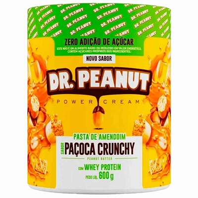 Pasta de Amendoim Dr Peanut Paçoca Crunchy 600g (MP)
