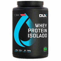 Whey Protein Dux Nutrition Isolado Morango 900g (MP)
