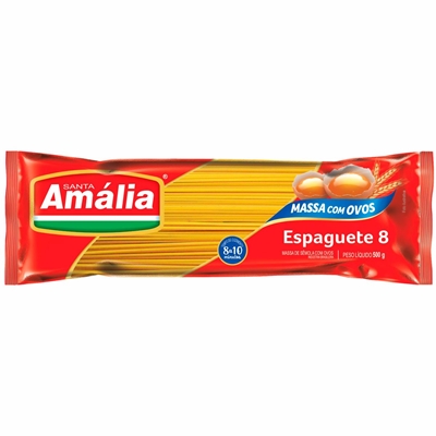 Macarrão Santa Amália Espaguete 8 500g