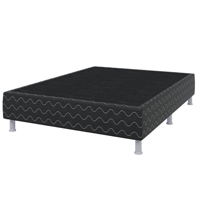 Cama Casal Americana Universal Preto 138x188x37cm