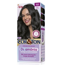 Coloração Cor&Ton Niely 0% Amônia 1.0 Preto Intenso