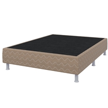 Cama Americana Universal Bege Casal 138x188x37cm