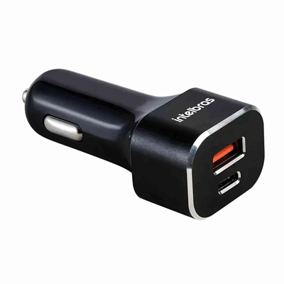 Carregador Intelbras USB Veicular Universal ECV 11 Power 38W (MP)