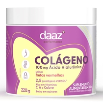 Colágeno Daaz Sabor Frutas Vermelhas 220g