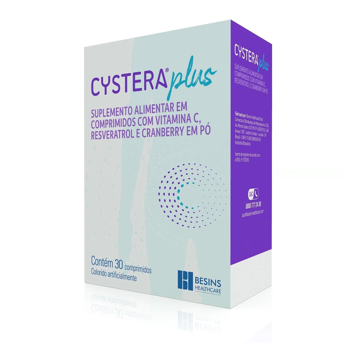 Cystera Plus 30 Comprimidos Besins Healthcare | Bemol Farma