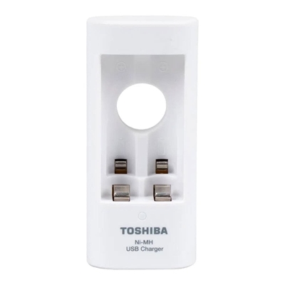 Carregador de Pilhas Toshiba USB AA/AAA com 2 AA 73204 (MP)