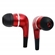 Fone de Ouvido Argom Intra-Auricular ARG-HS-0525R Vermelho (MP)