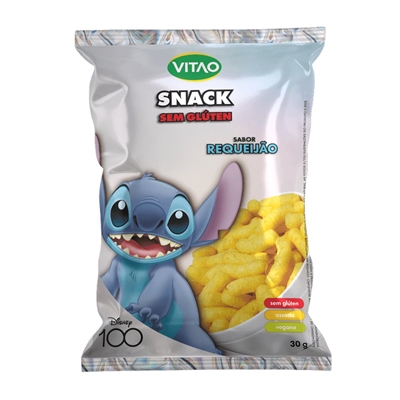 Disney Snack Vitao Sem Glúten Sabor Requeijão 30g