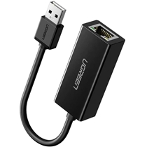 Adaptador UGreen USB 2.0 para RJ45 10/100 CR110 Preto (MP)