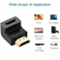 Adaptador UGreen HDMI M_F 90 Graus HD112 (MP)