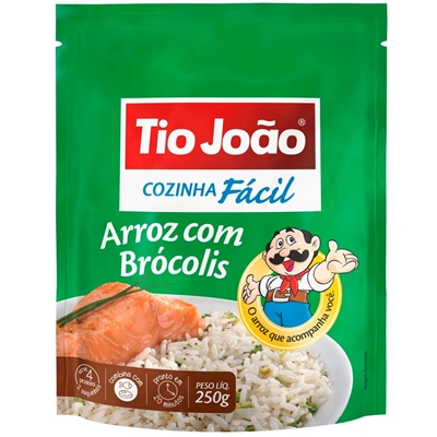 Arroz Com Brócolis Tio João Cozinha Fácil 250g