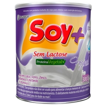 Alimento Em Pó Soy+ Sem Lactose Original Lata 300g