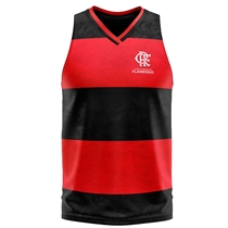 Camisa Regata De Futebol Braziline Flamengo Adulta M (MP)