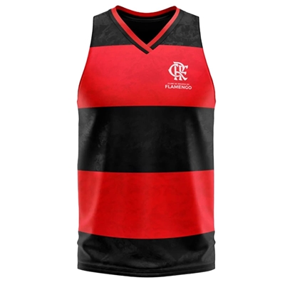 Camisa Regata De Futebol Braziline Flamengo Adulta G (MP)