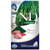 Ração N&D Spirulina Cães Filhote Médios e Grandes Cordeiro 10,1kg (MP)